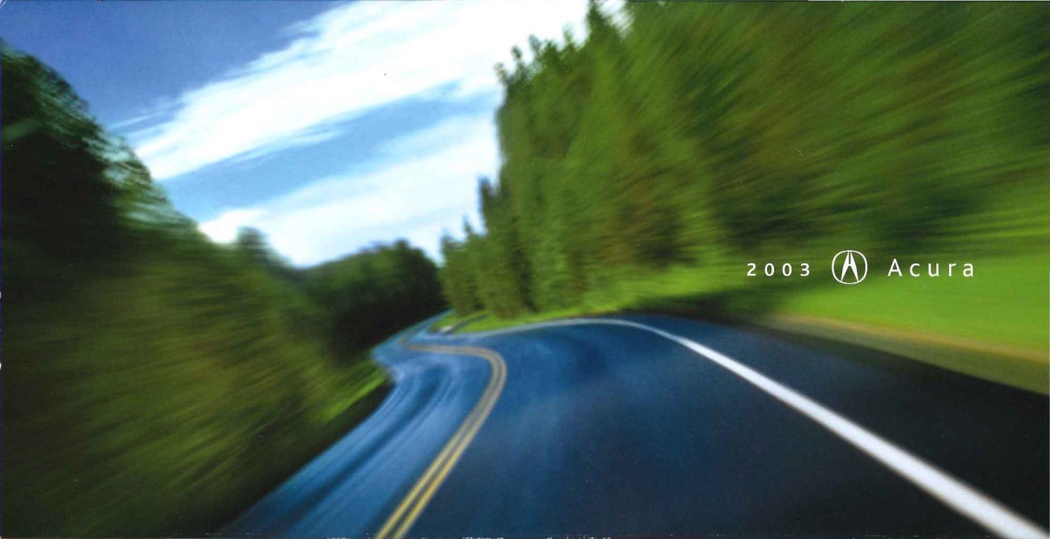 2003 Acura Full Line Brochure